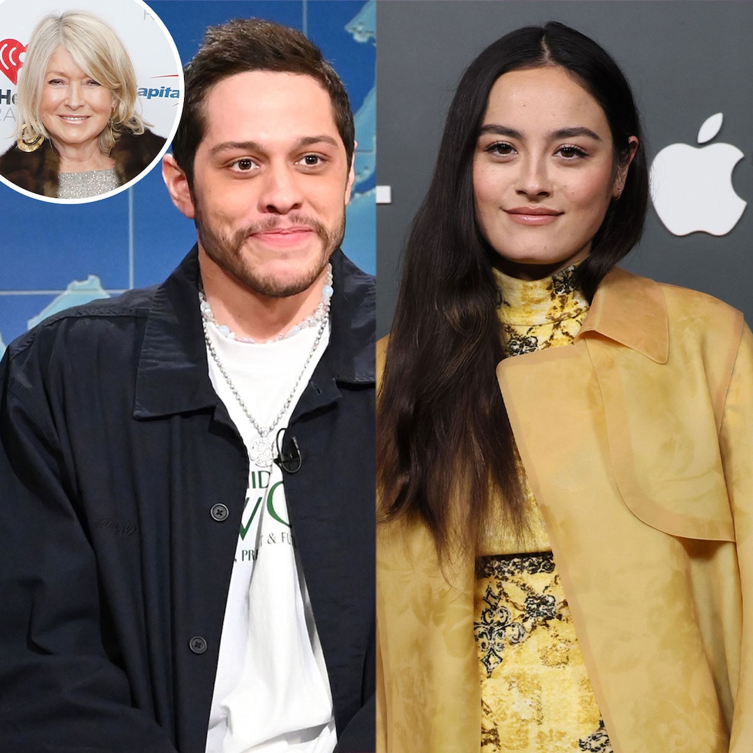 Pete Davidson and Chase Sui Wonders Visit Martha Stewart on Her Farm